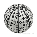 Lederen gelamineerd basketbal van hoge kwaliteit